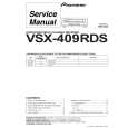 PIONEER VSX-409RDS/MYXJIEW Instrukcja Serwisowa