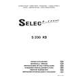 SELECLINE S200KB Instrukcja Obsługi
