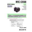 SONY MVCCD500 Instrukcja Serwisowa