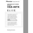 PIONEER VSX-49TX/KU/CA Instrukcja Obsługi