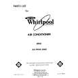 WHIRLPOOL ACP502XM0 Katalog Części