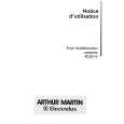 ARTHUR MARTIN ELECTROLUX FE2019W1 Instrukcja Obsługi