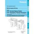 PANASONIC FP7830DC Instrukcja Obsługi