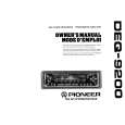 PIONEER DEQ-9200 Instrukcja Obsługi