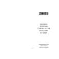 ZANUSSI ZI1202F Instrukcja Obsługi