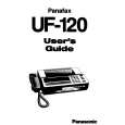 PANASONIC UF120 Instrukcja Obsługi