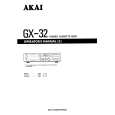 AKAI GX-32 Instrukcja Obsługi