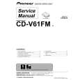 PIONEER CD-V61FM/E5 Instrukcja Serwisowa