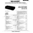 SHARP CRCD10HBL Instrukcja Serwisowa