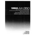 YAMAHA AX-350 Instrukcja Obsługi