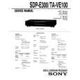 SONY SDP-E300 Instrukcja Serwisowa