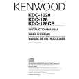 KENWOOD KDC128 Instrukcja Obsługi