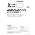 PIONEER AVD-W6000/EW Instrukcja Serwisowa