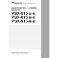 PIONEER VSX-915-K/SPWXJ Instrukcja Obsługi
