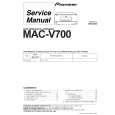 PIONEER MAC-V700/TLW/TA/HK Instrukcja Serwisowa