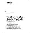 YAMAHA pf80 Instrukcja Obsługi