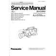 PANASONIC AJ-D700E VOLUME 1 Instrukcja Serwisowa