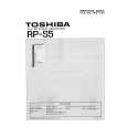 TOSHIBA RP-S5 Instrukcja Serwisowa