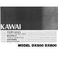 KAWAI DX600 Instrukcja Obsługi