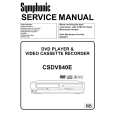 SYMPHONIC CSDV840E Instrukcja Serwisowa