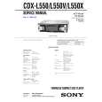 SONY CDX-L550V Instrukcja Serwisowa