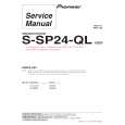 PIONEER S-SP24-QL/SXTW/EW5 Instrukcja Serwisowa