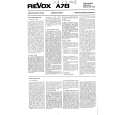 REVOX A78 Instrukcja Serwisowa