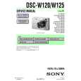 SONY DSC-W125 LEVEL3 Instrukcja Serwisowa