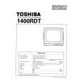 TOSHIBA 1400RDT Instrukcja Serwisowa