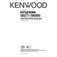 KENWOOD 00271-06000 Instrukcja Obsługi