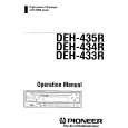 PIONEER DEH-435R Instrukcja Obsługi