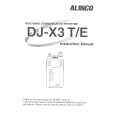 ALINCO DJ-X3E Instrukcja Obsługi