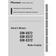 PIONEER GM-X572/XR/EW Instrukcja Obsługi