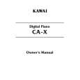 KAWAI CAX Instrukcja Obsługi