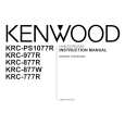 KENWOOD KRC-PS1077R Instrukcja Obsługi