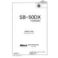 NIKON SB-50DX Katalog Części