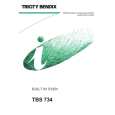 TRICITY BENDIX TBS734WH1 Instrukcja Obsługi