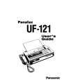PANASONIC UF121 Instrukcja Obsługi
