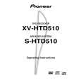 PIONEER XV-HTD510/KUXJ Instrukcja Obsługi