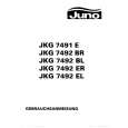 JUNO-ELECTROLUX JKG749EL Instrukcja Obsługi