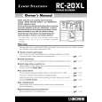 BOSS RC-20XL Instrukcja Obsługi