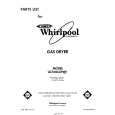 WHIRLPOOL LG7686XPW1 Katalog Części