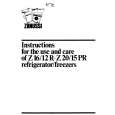 ZANUSSI Z20/15PR Instrukcja Obsługi