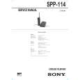 SONY SPP114 Instrukcja Serwisowa