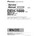 PIONEER DEH-1600XU Instrukcja Serwisowa