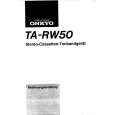 ONKYO TARW50 Instrukcja Obsługi