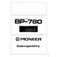 PIONEER BP-780 Instrukcja Obsługi