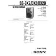 SONY SSDX2B Instrukcja Serwisowa