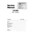 CROWN CD-210 Instrukcja Serwisowa