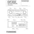 KENWOOD KAF-S500 Instrukcja Serwisowa